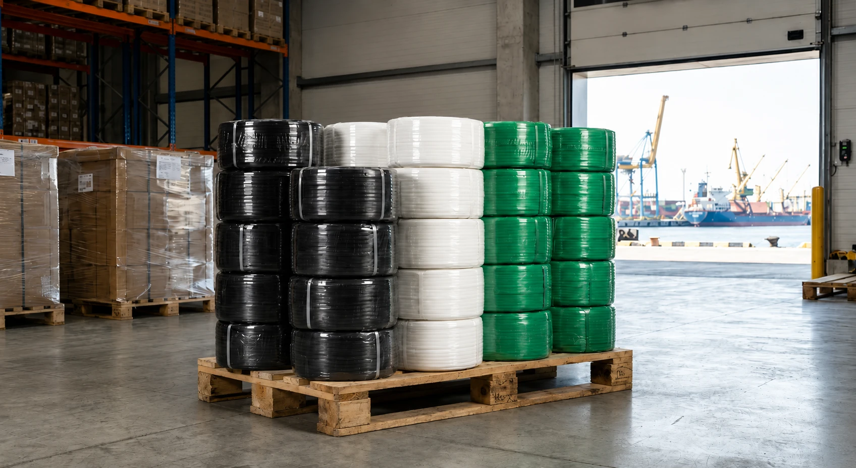 PP Strapping Band Exporter Romania — Greenstrix Industrial Packaging